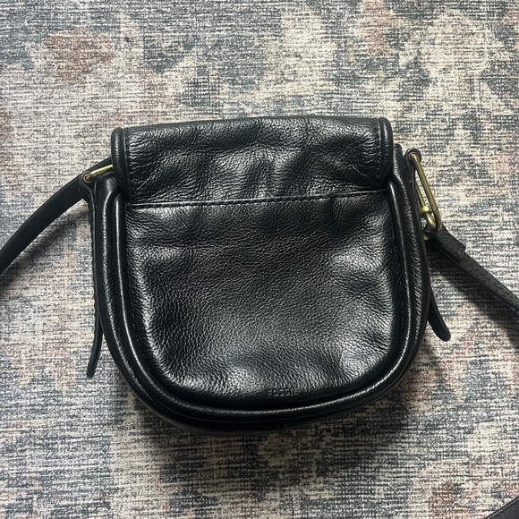 Fossil Black Leather Crossbody Bag - Picture 5 of 5